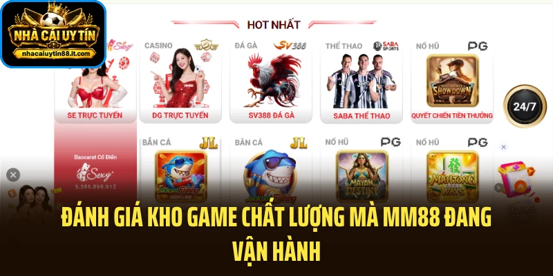 Đánh giá kho game chất lượng mà MM88 đang vận hành