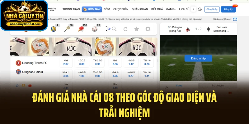 Đánh giá nhà cái O8 theo góc độ giao diện và trải nghiệm