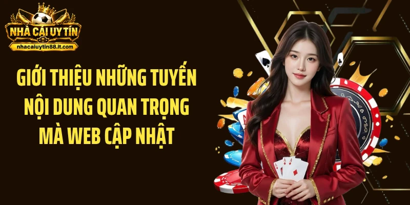 Giới thiệu những tuyến nội dung quan trọng mà web cập nhật